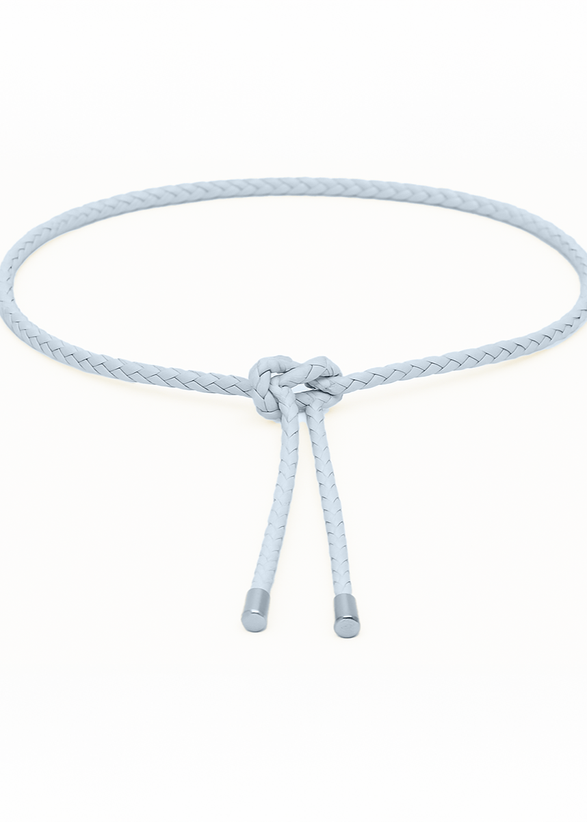 Tresset Braided Belt Blue