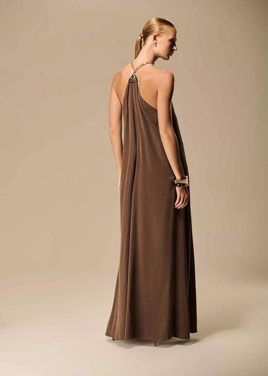 Triangle Current Long Dress