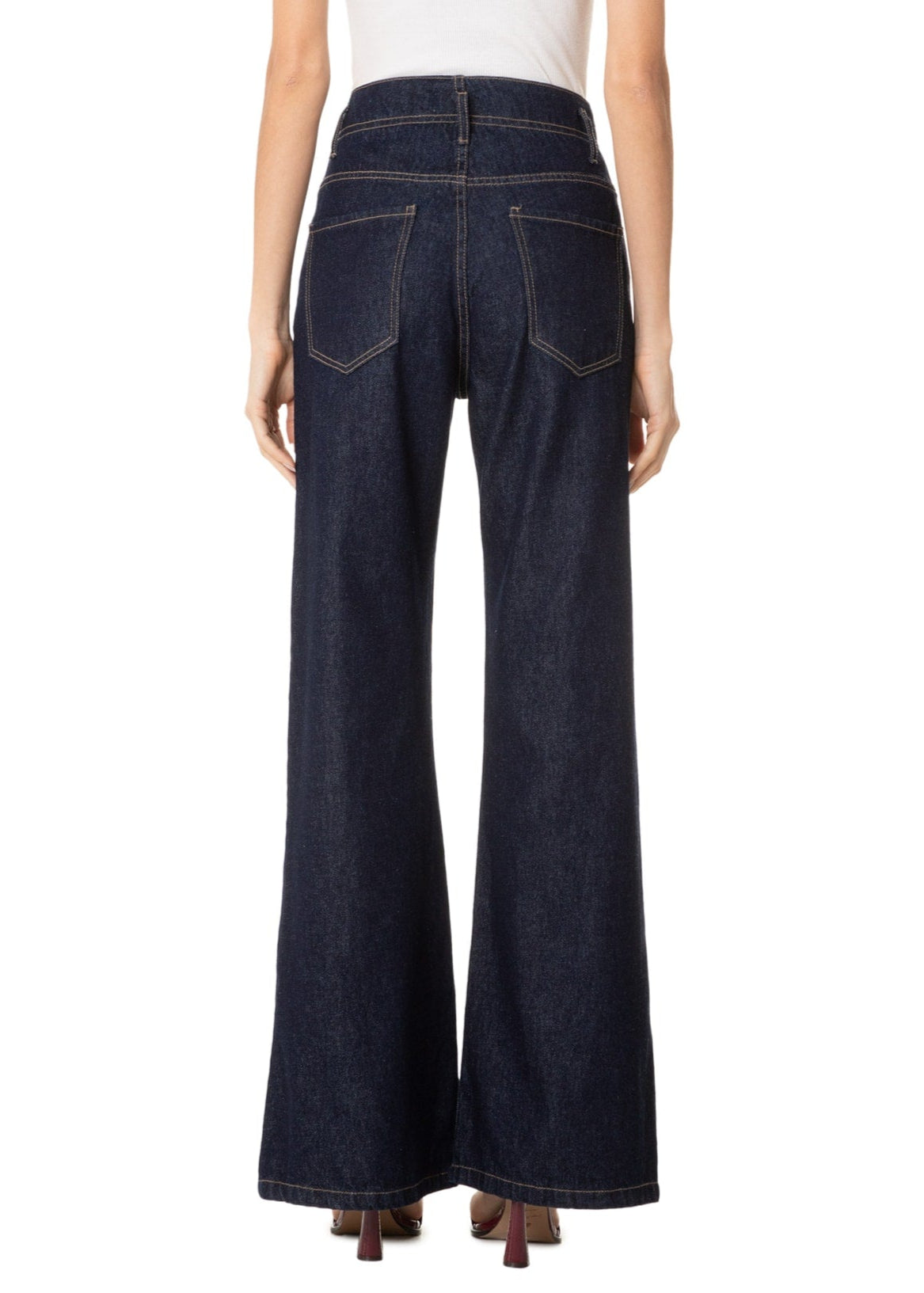 High Waisted Denim Pants
