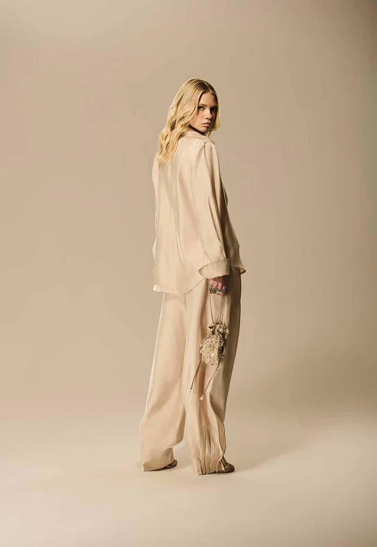 Rolotê Pleated Pants