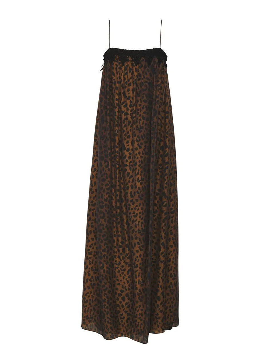 Animal Print Long Dress