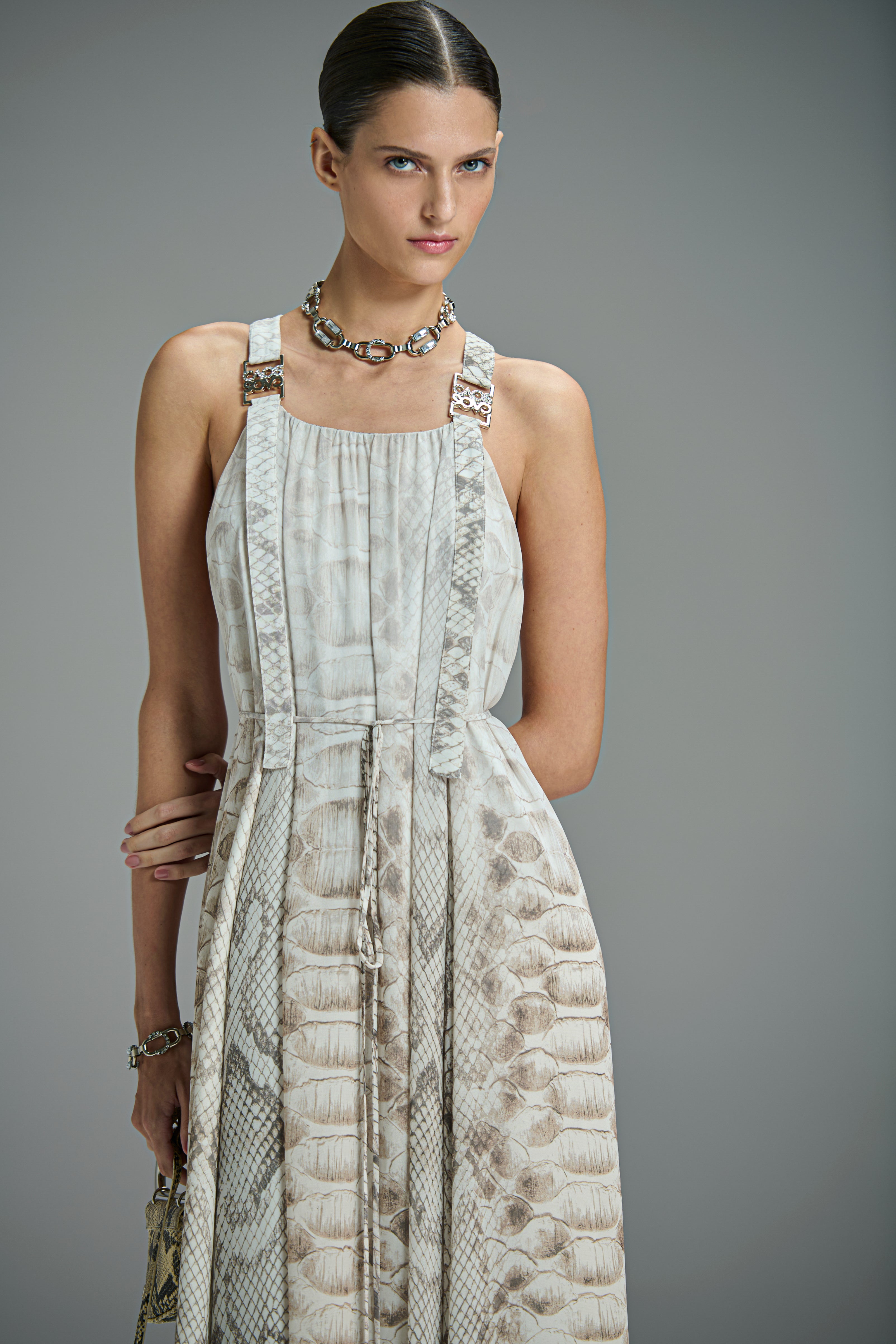 Maxi Python Dress