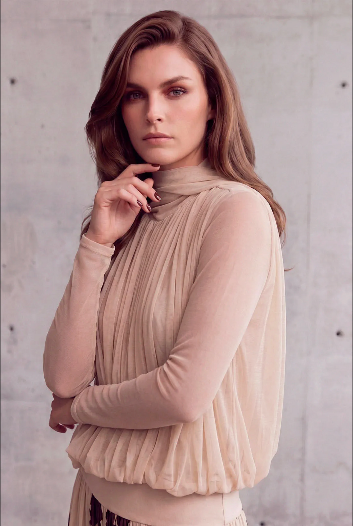 Vanilla Blouse Scarf