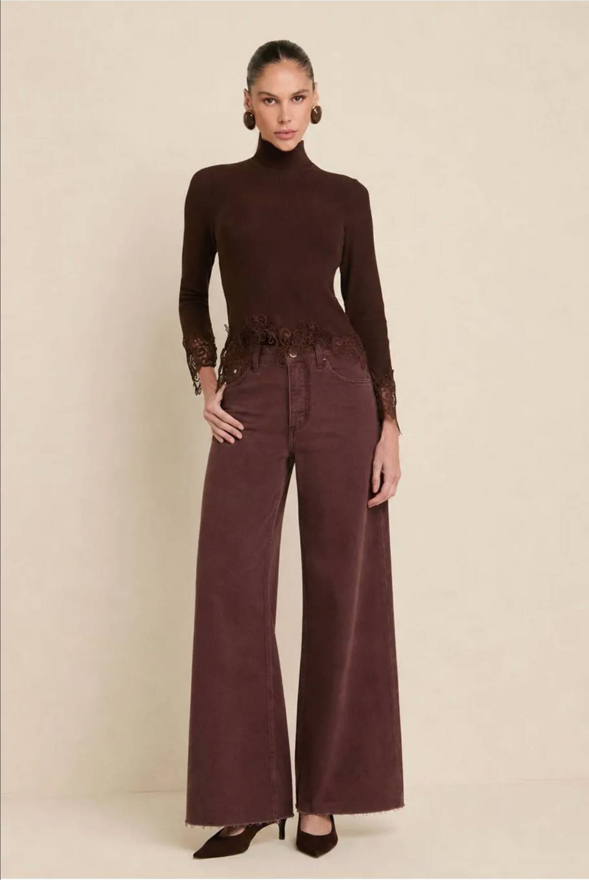Brown Twill Pants