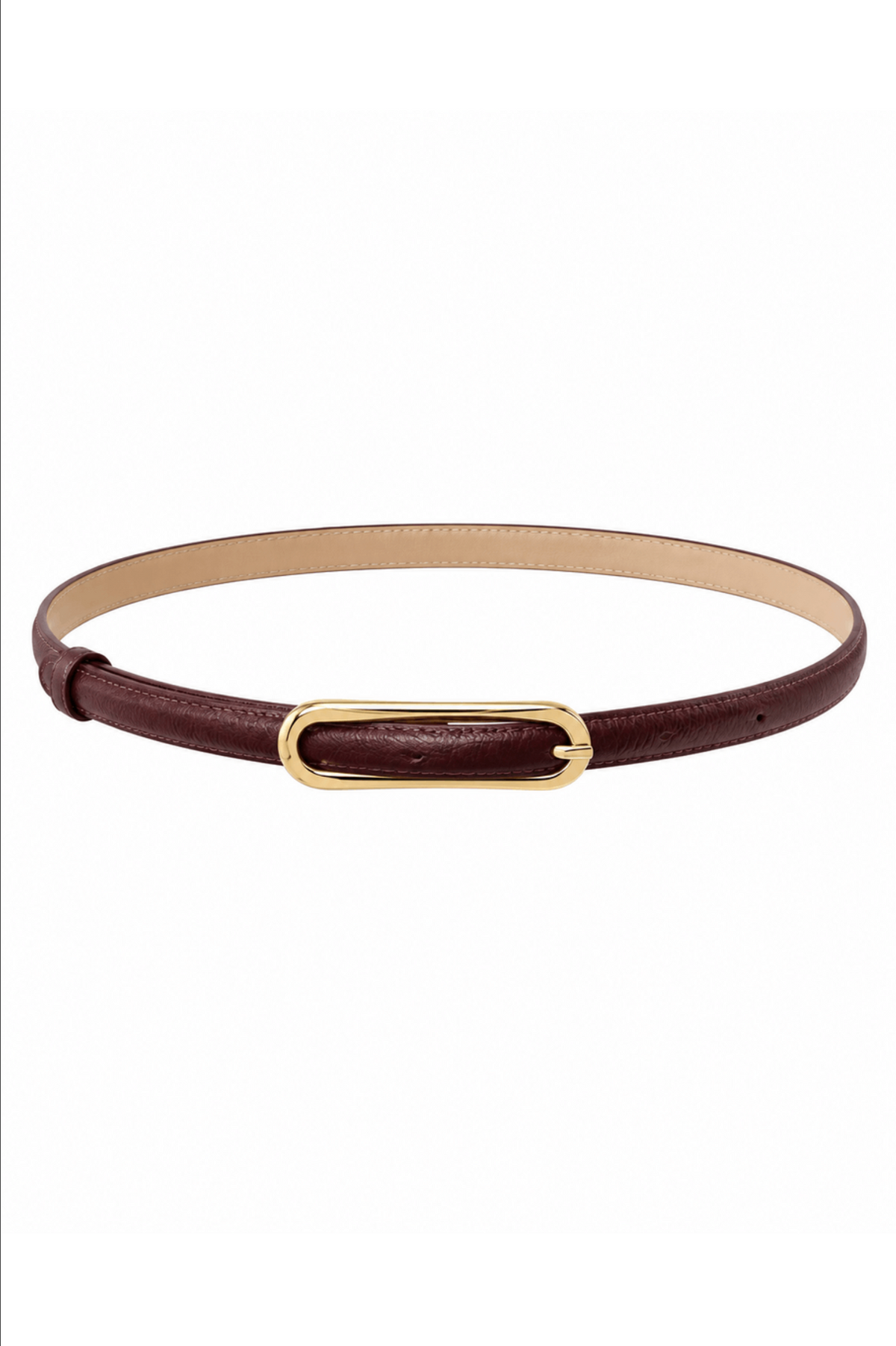 Burgundy Tina belt