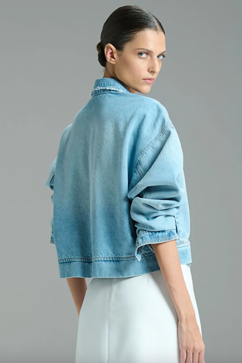 Denim Jacket With Pocket