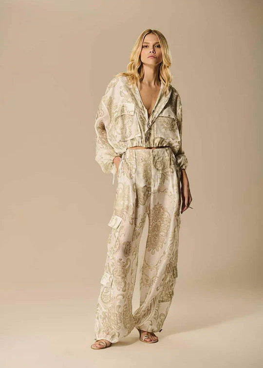 Paisley Organza Jacket