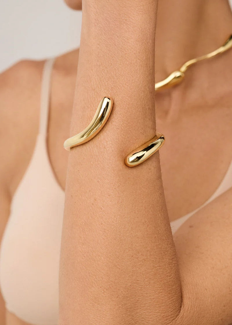 Gold plated bracelet