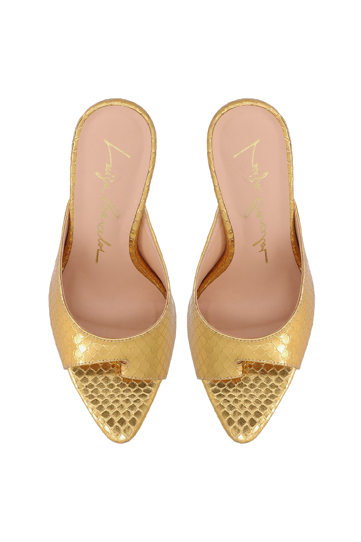 Golden High Heels