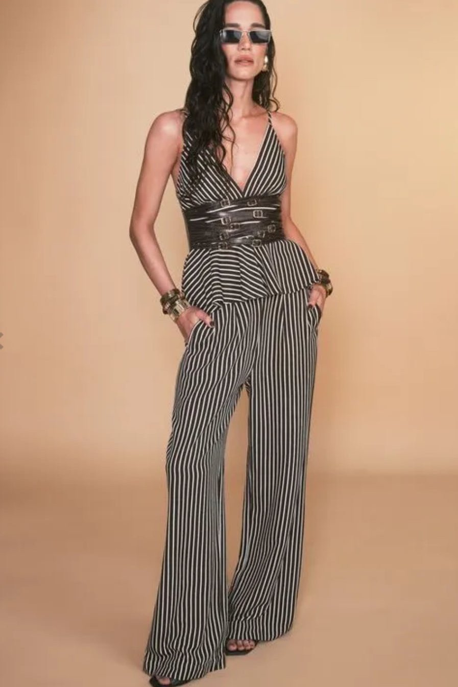 Striped Pants and Top Set