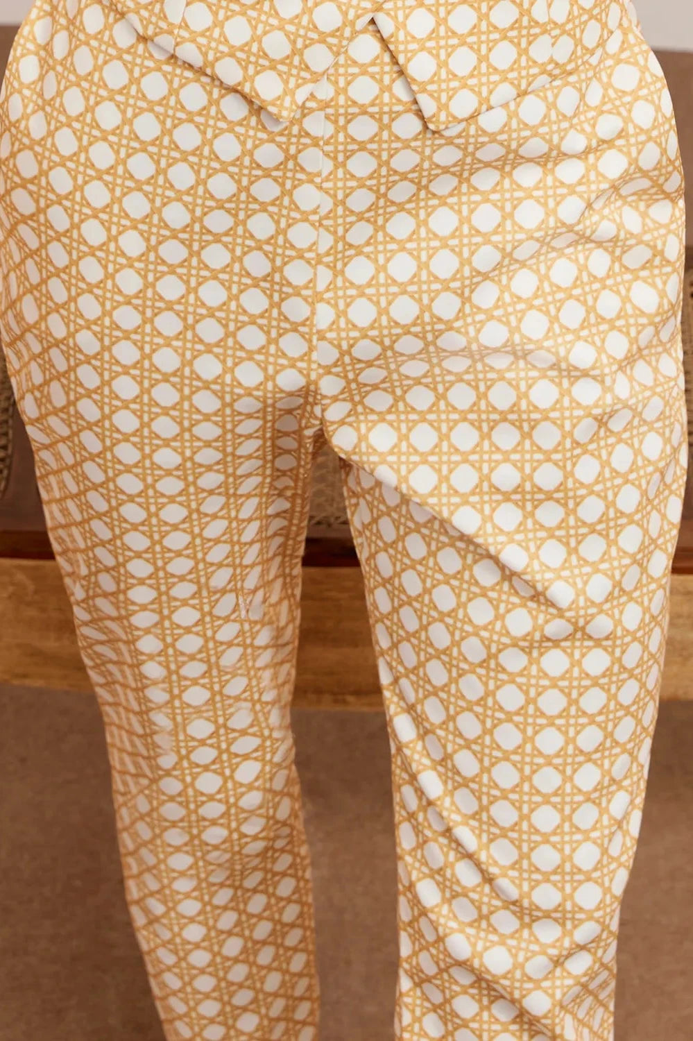 Printed Tailored Pants