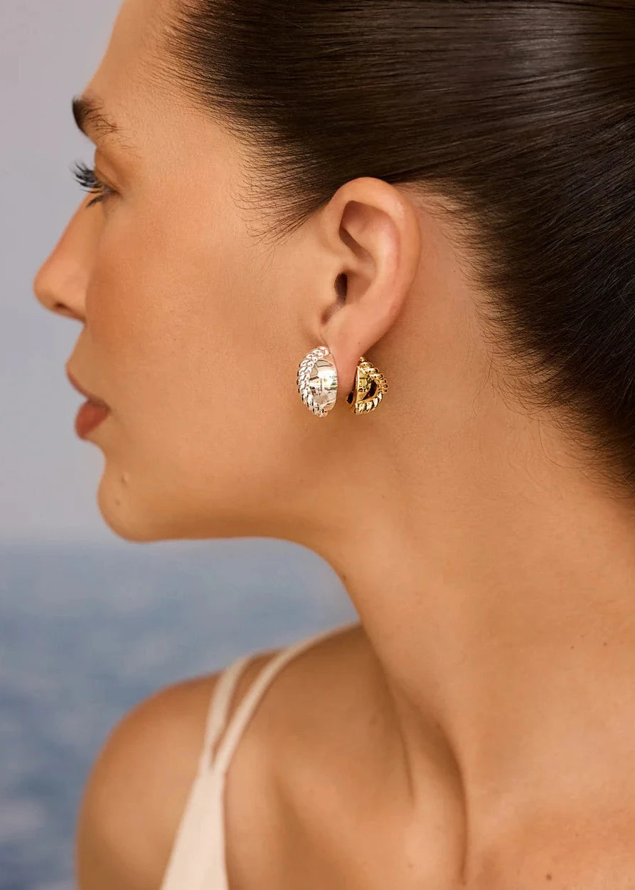 Laço do Mar Bicolor Earring