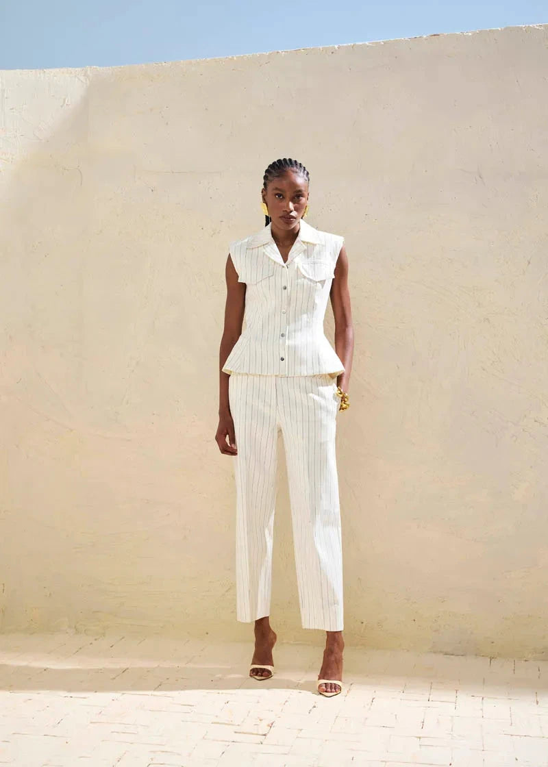 Pants and Vest Stripe Set