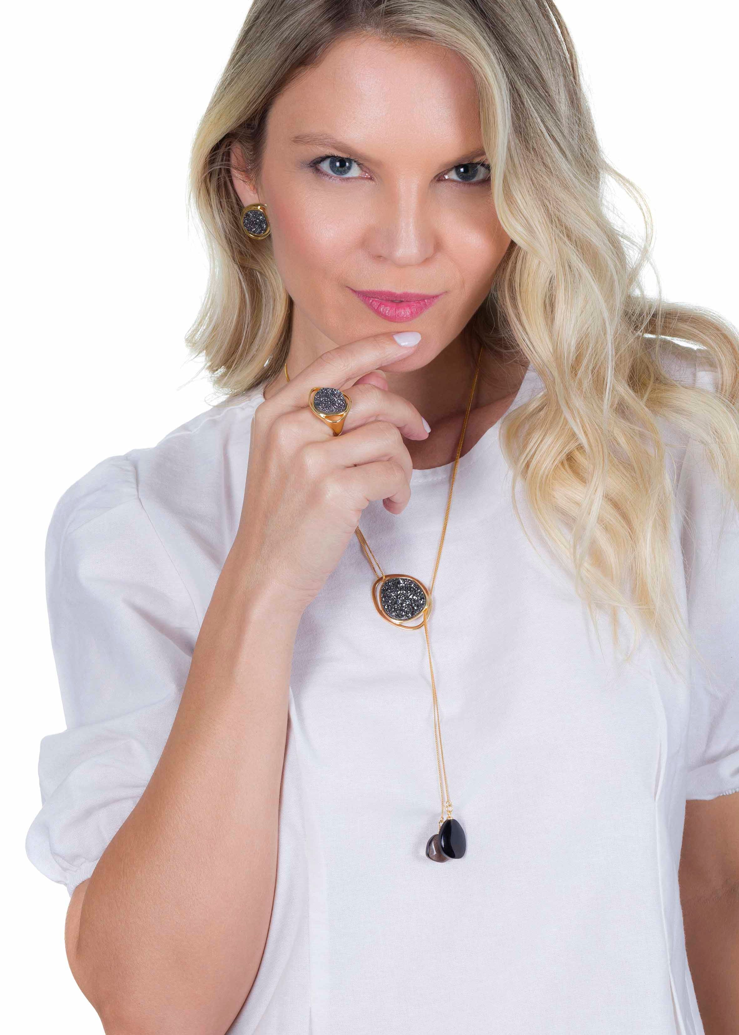 Marjorie Necklace Black
