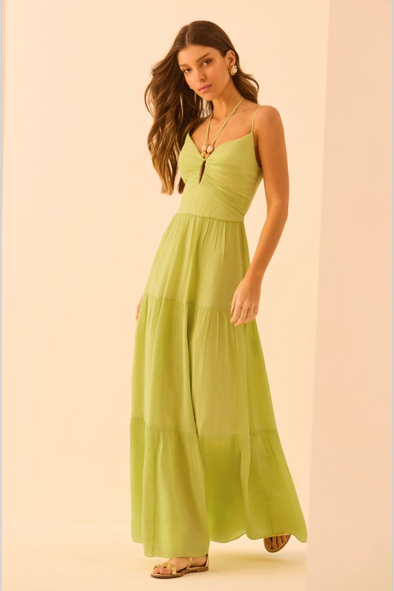 Double Tie Maxi Dress