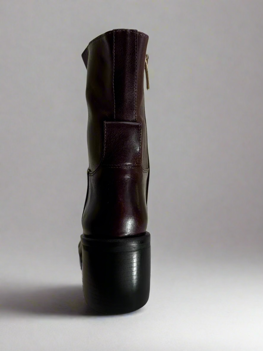 Brown Genuine Leather Boots