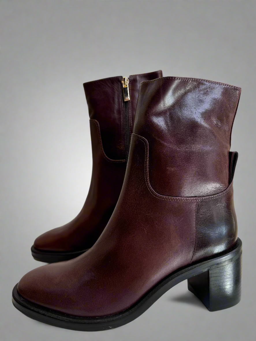 Brown Genuine Leather Boots