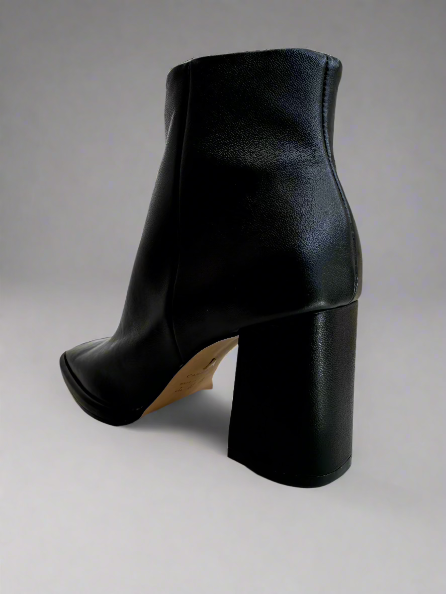 Black Genuine Leather Boots