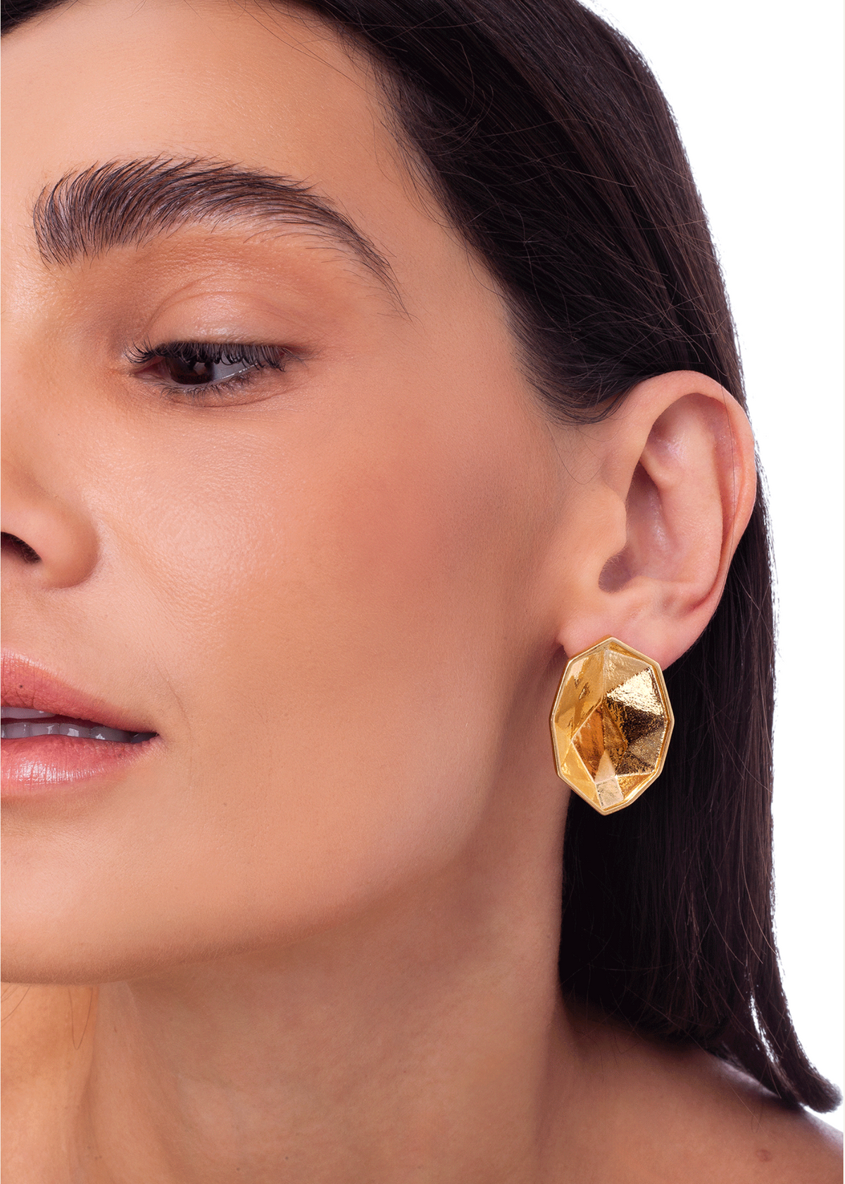 Inversos Earring - Gold Plated