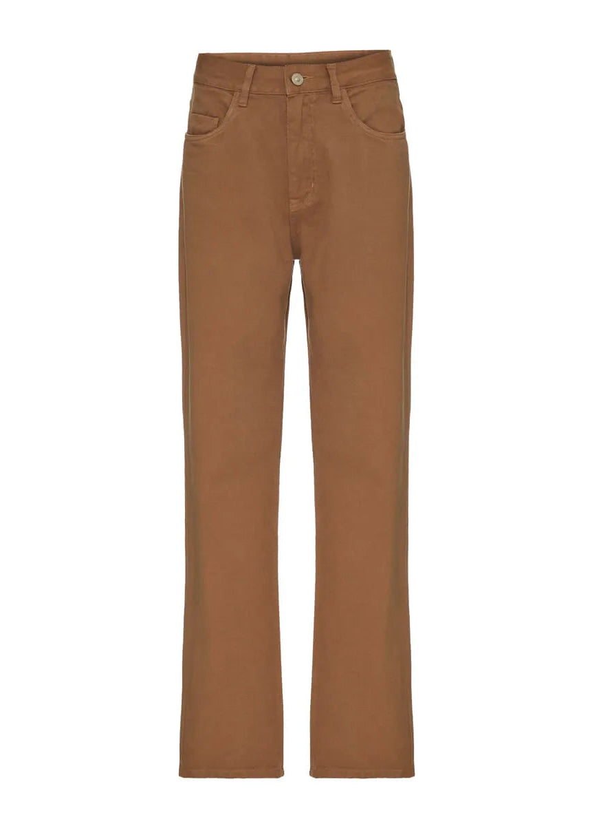 Brown pants on a white background