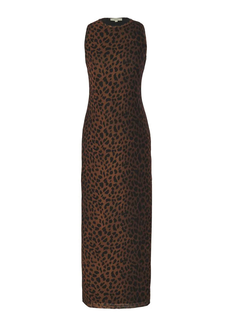 Leopard Maxi Midi Dress