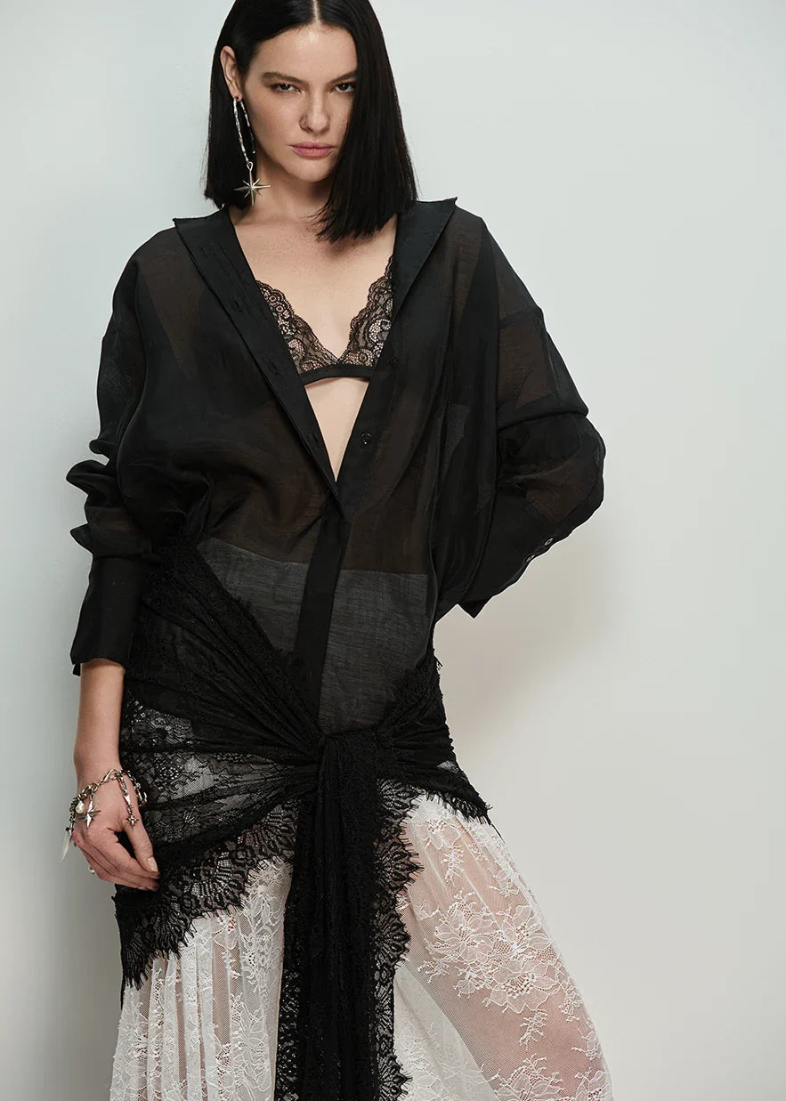 Double-collar shirt