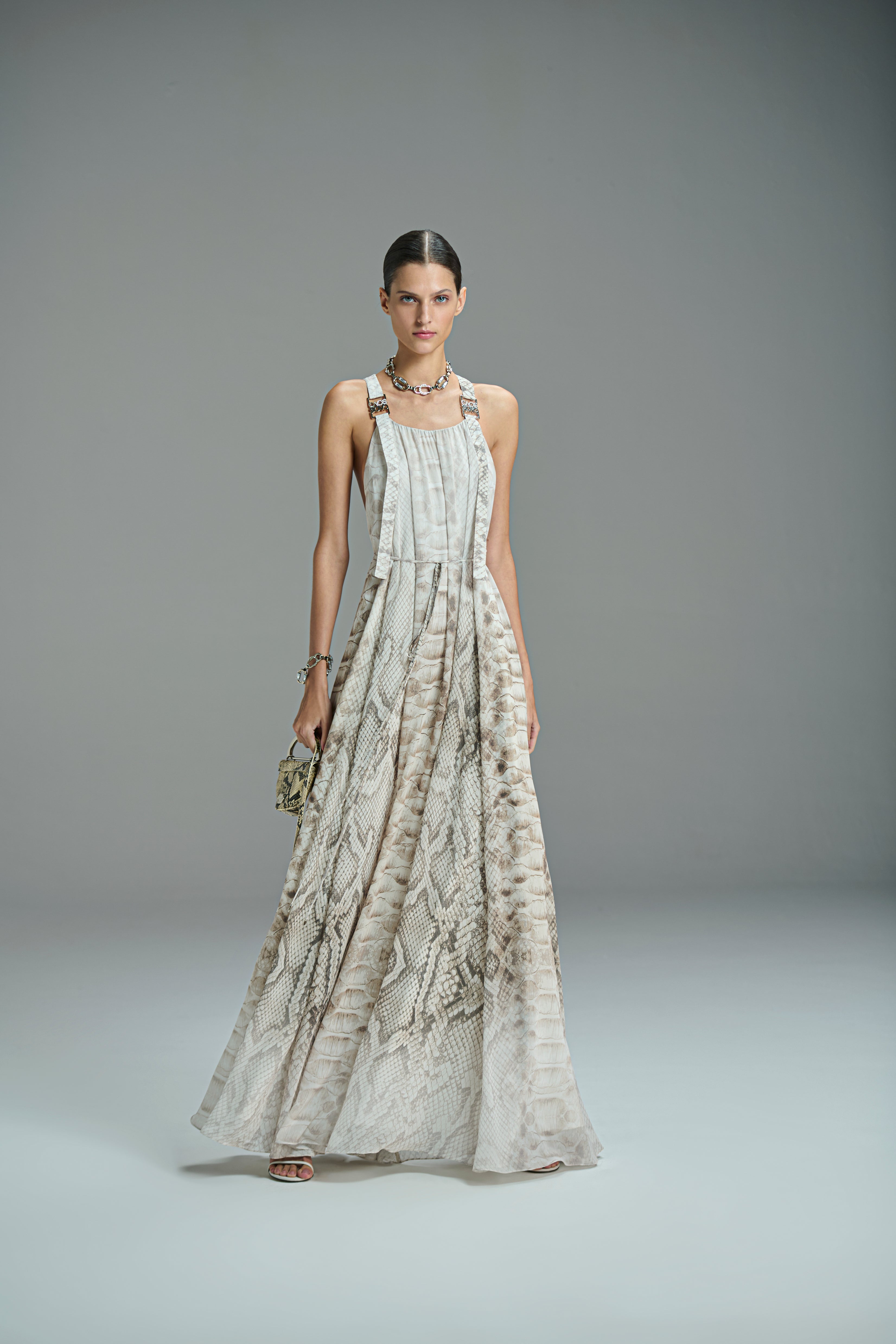 Maxi Python Dress