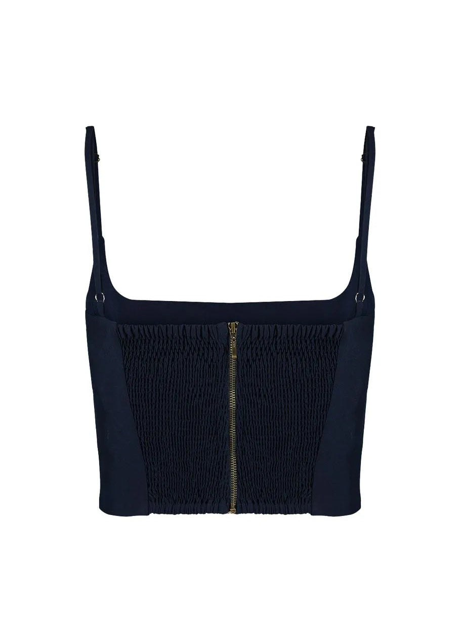 Navy blue top