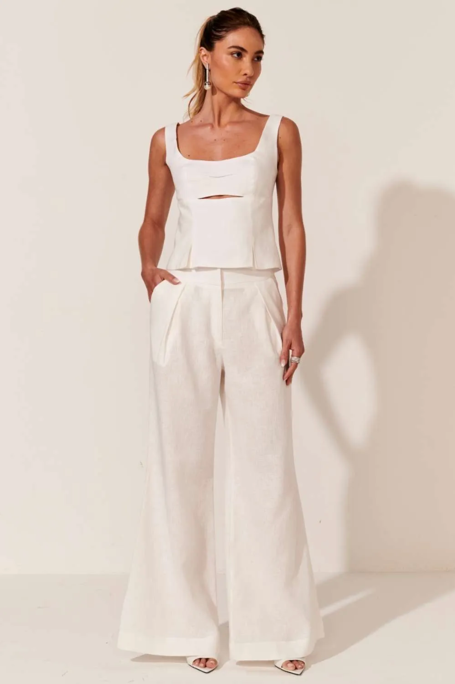 Flare Linen Pants