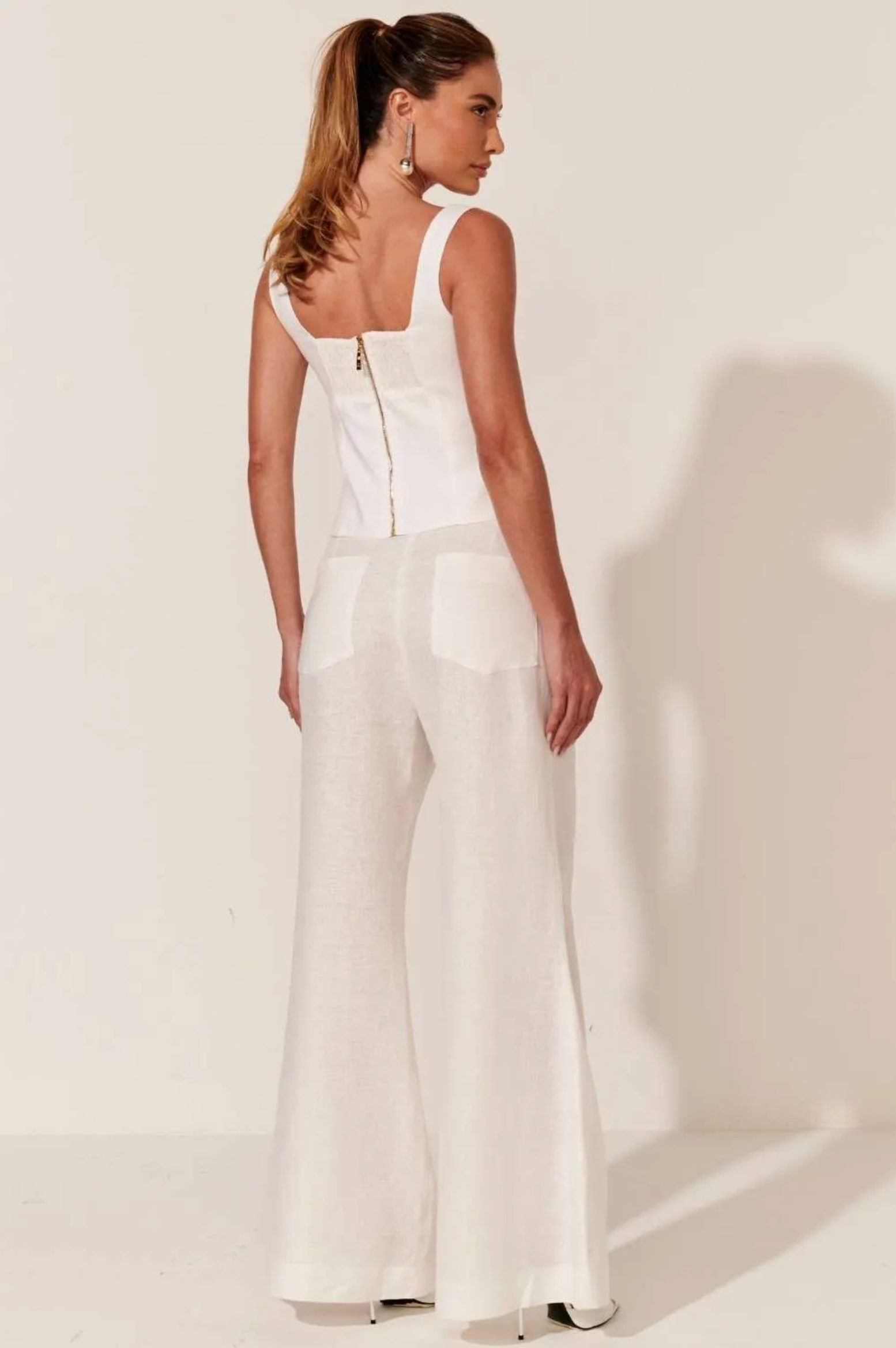 Flare Linen Pants