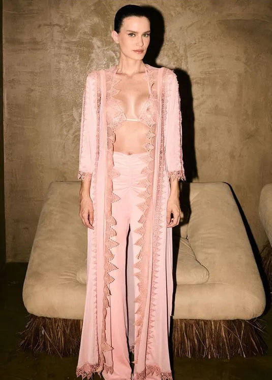Pink Beach Cover-Up Swimsuit