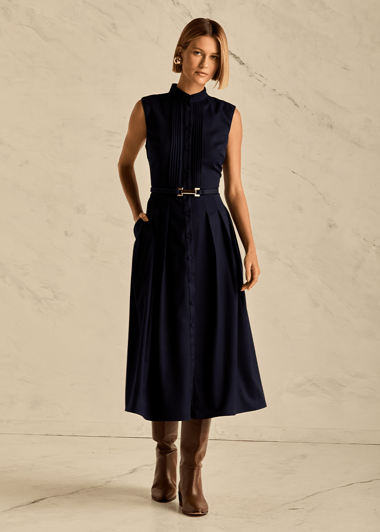 Midi Chemise With Belt