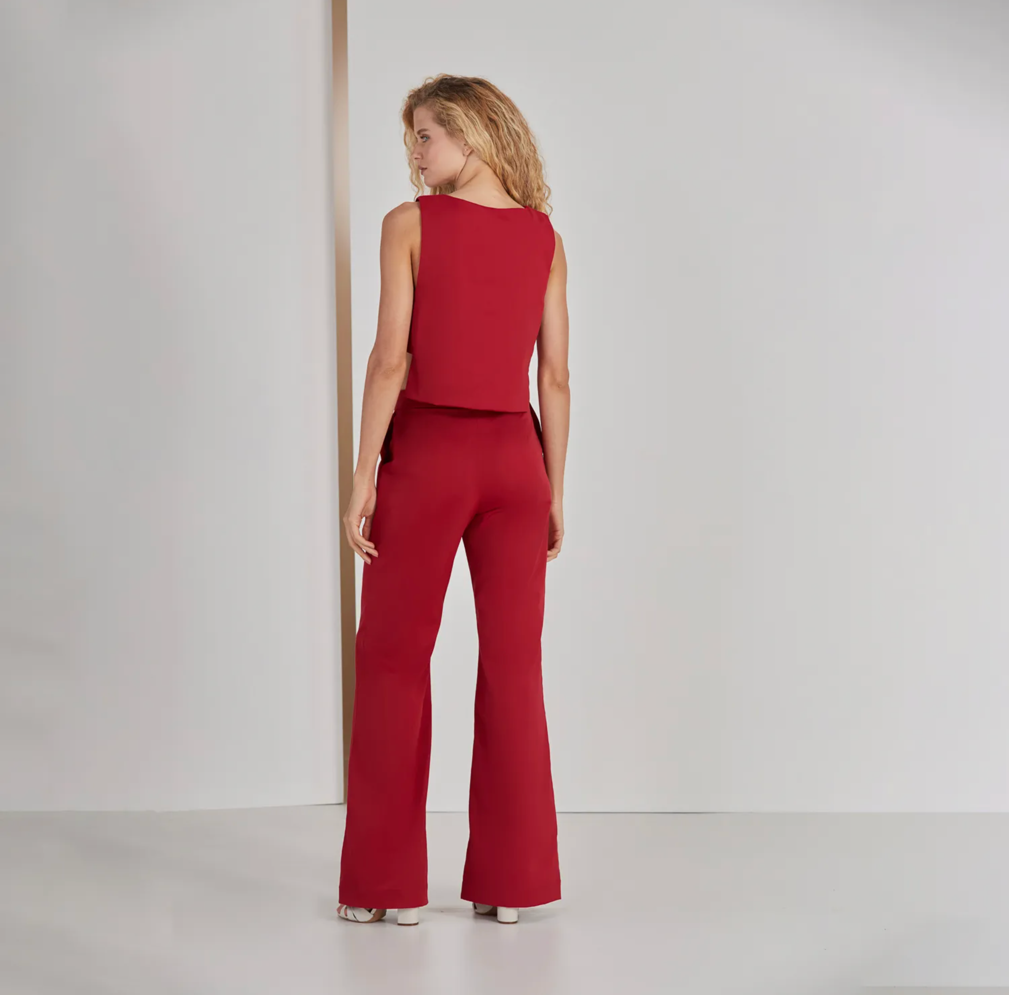 Tailored Straight Pants