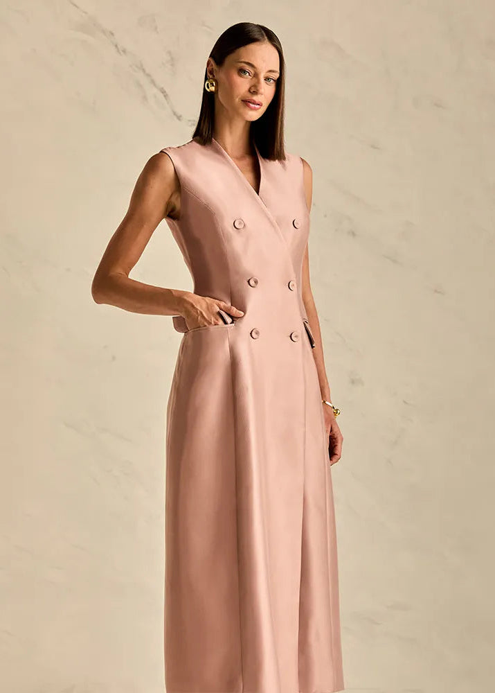 Rose Chemise Midi Dress