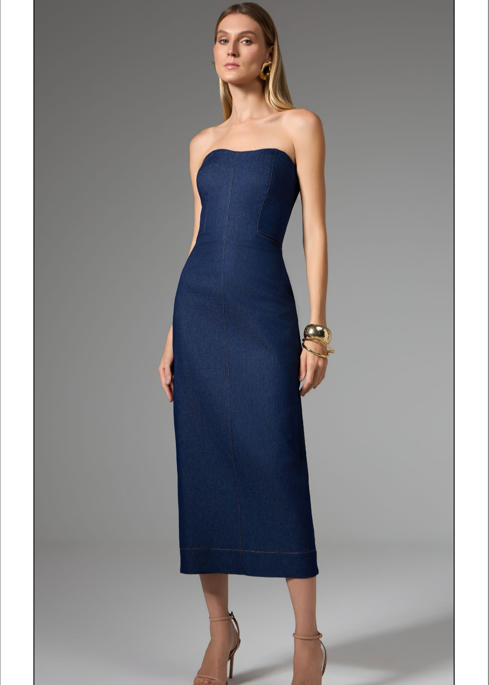 Midi Denim Dress