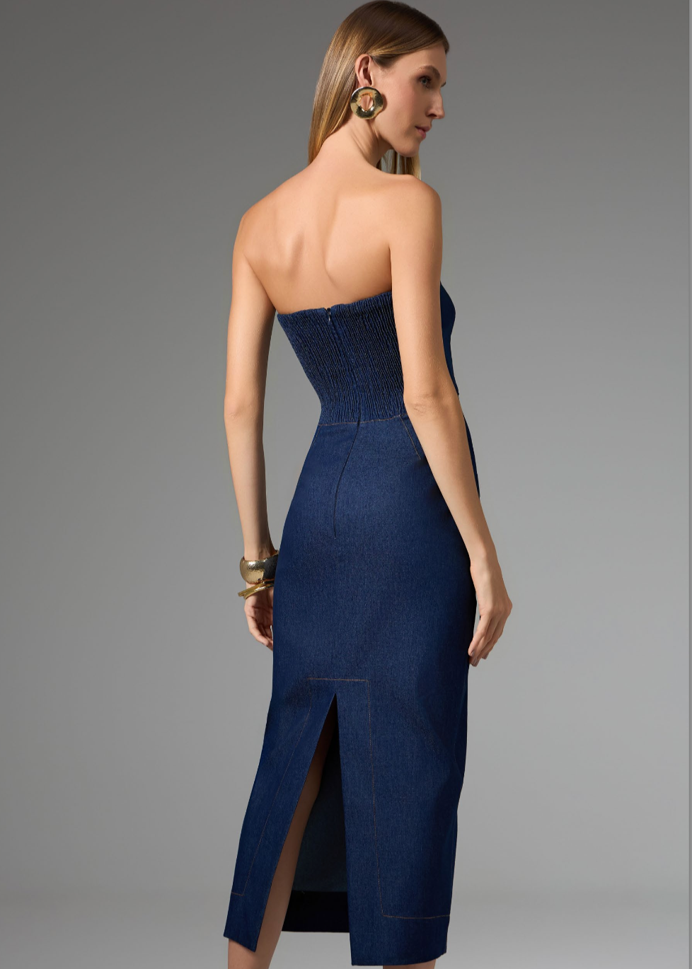 Midi Denim Dress
