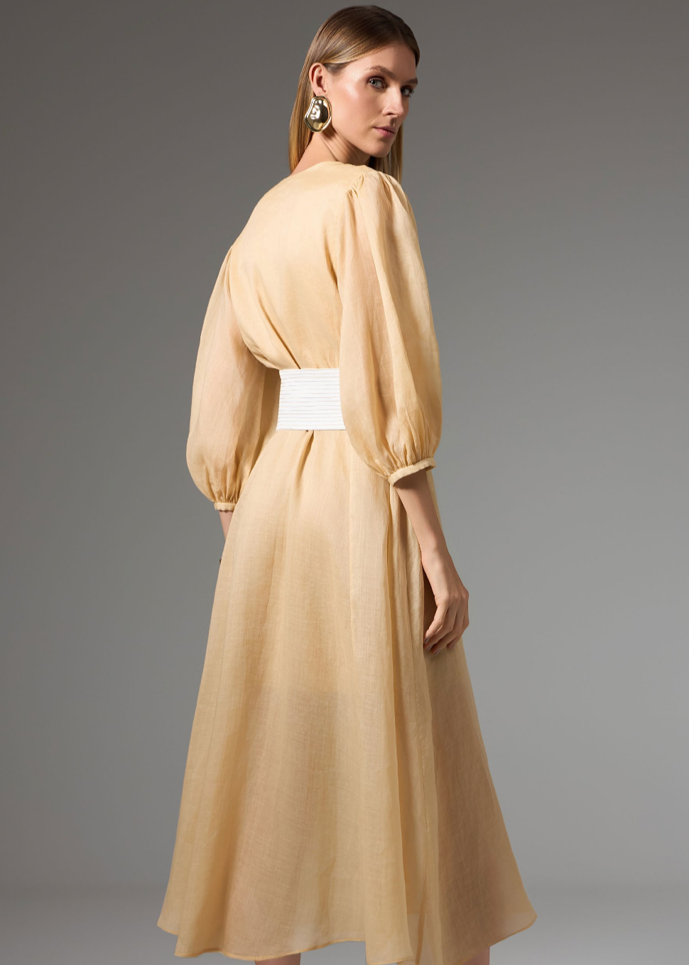 Belted Midi Chemise