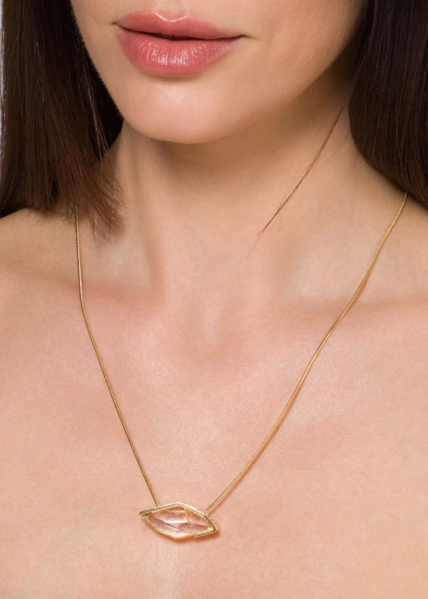 Rock Crystal Gelo Necklace