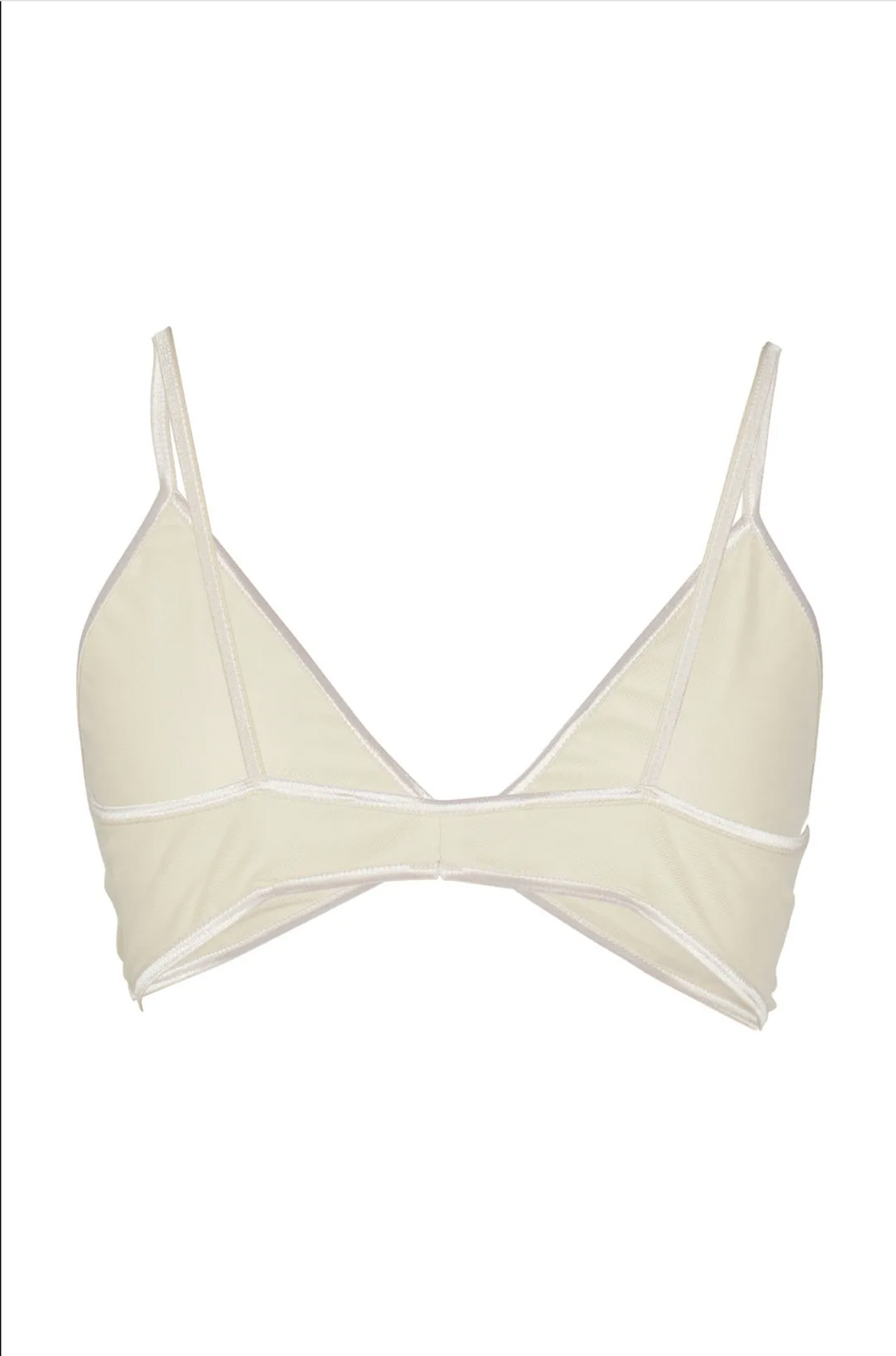 Vanilla Tulle Crop Top