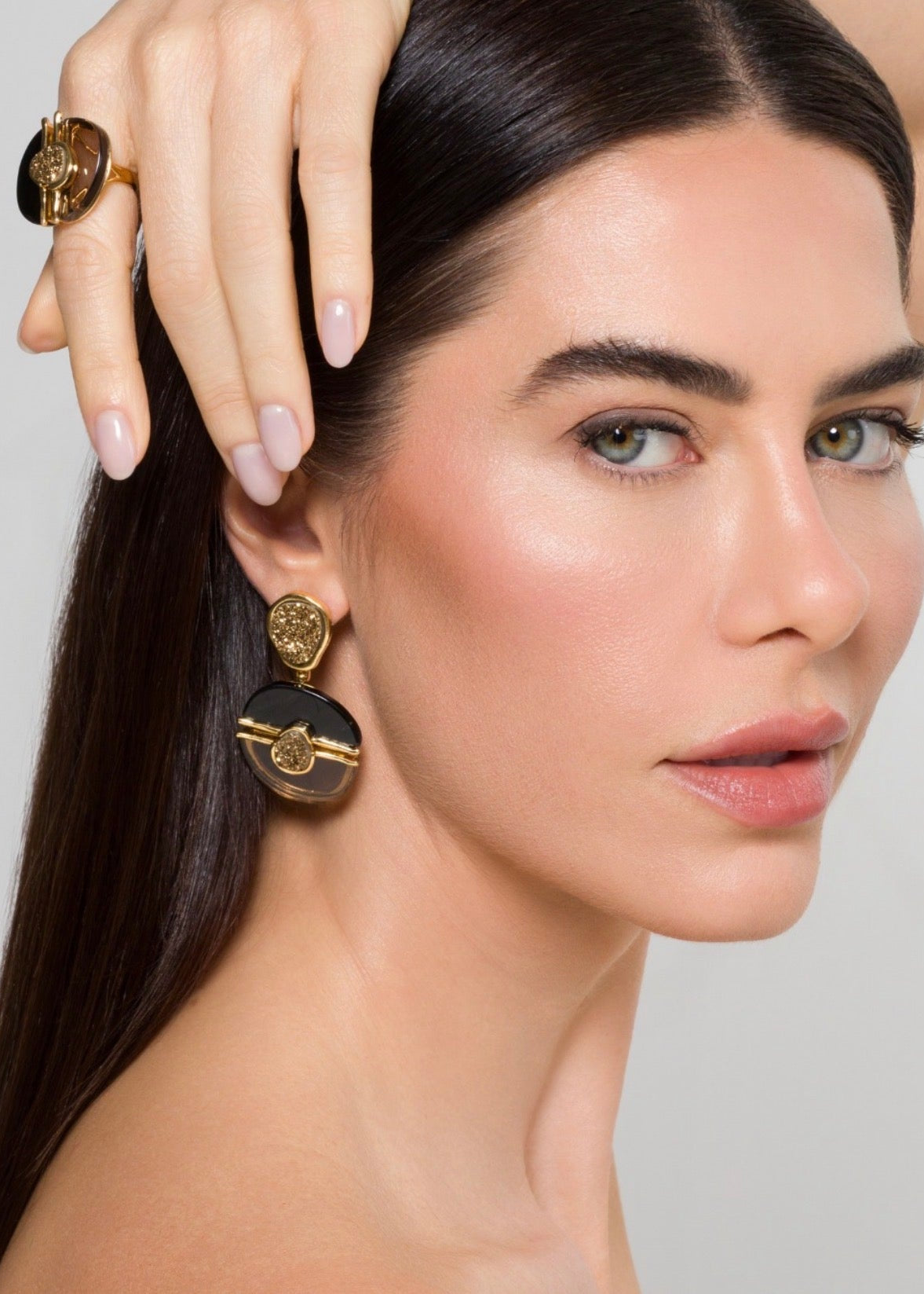 Bruma Earring - Smoky Quartz