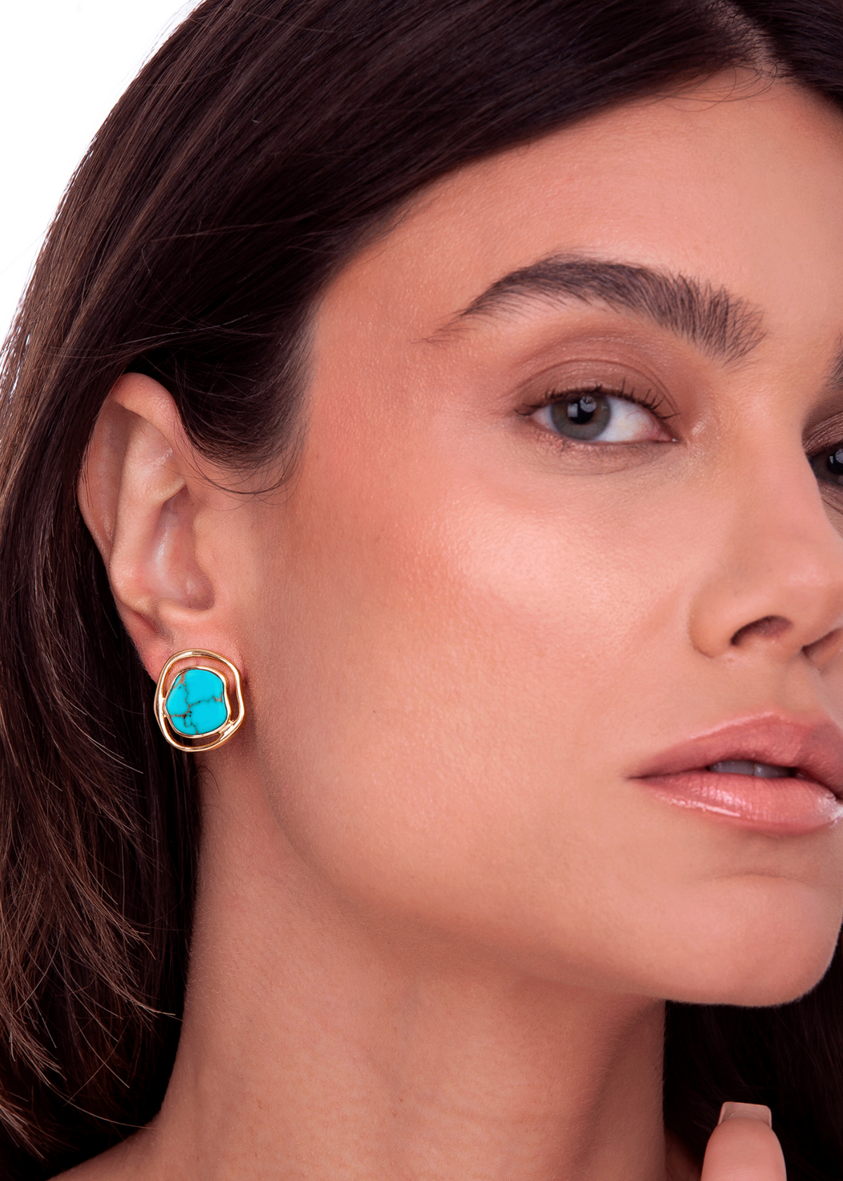Solei Baby Earring - Mexican Turquoise
