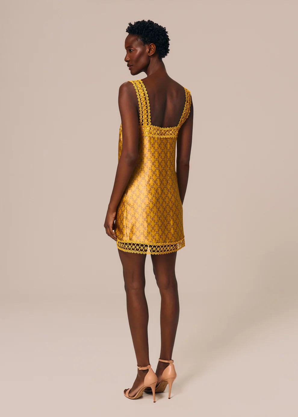 Yellow Sunny Mustard Short Dress