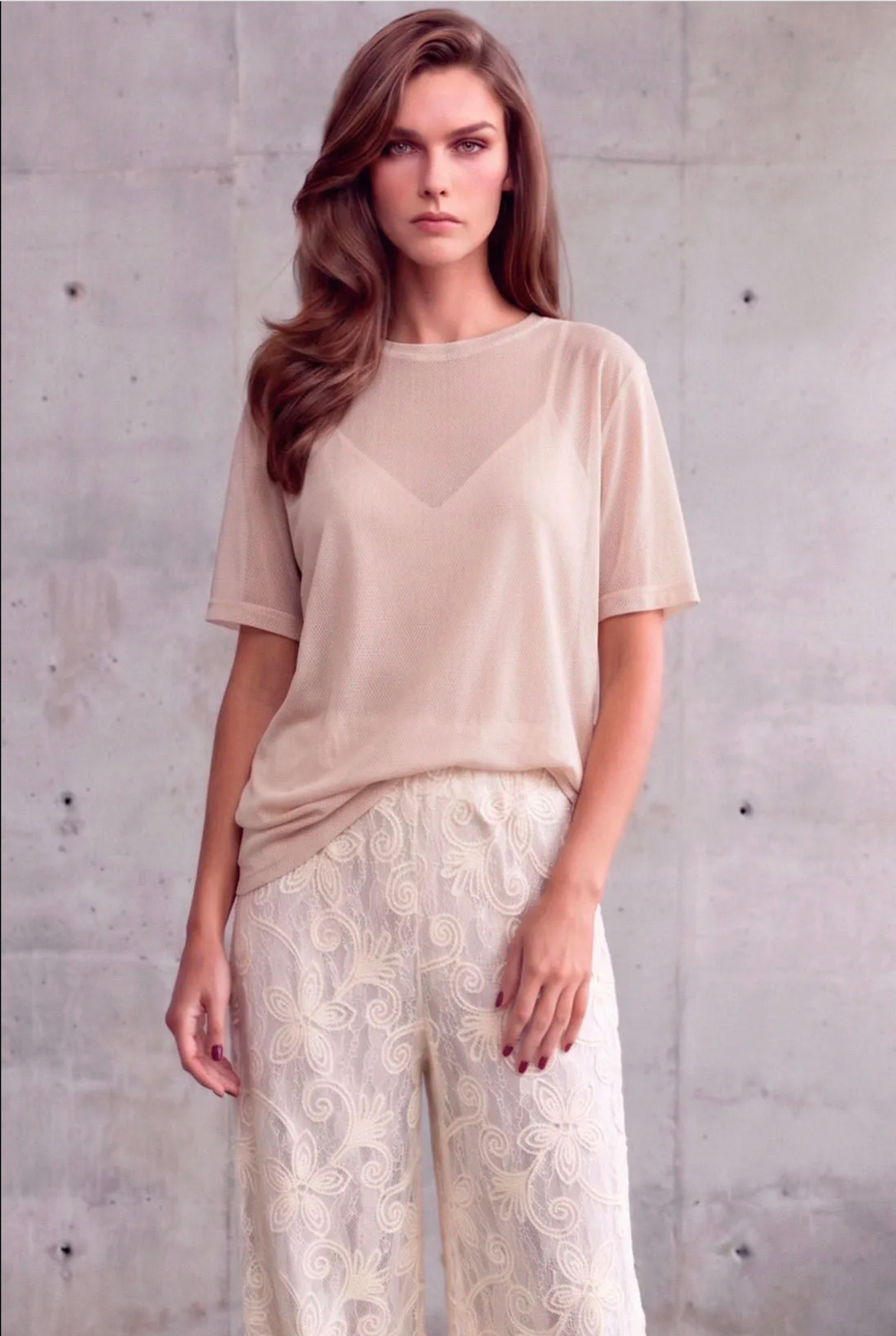 Vanilla Tulle T-Shirt