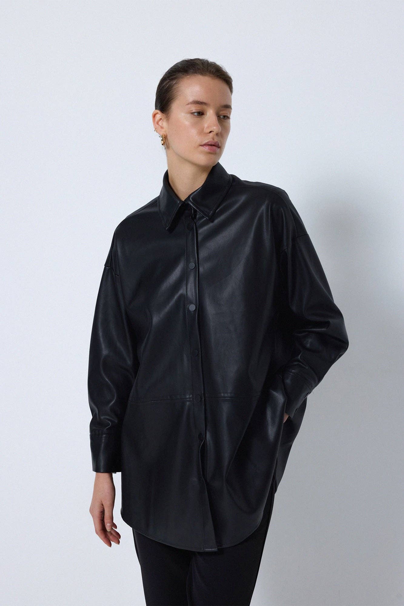 Vegan Leather Shirt