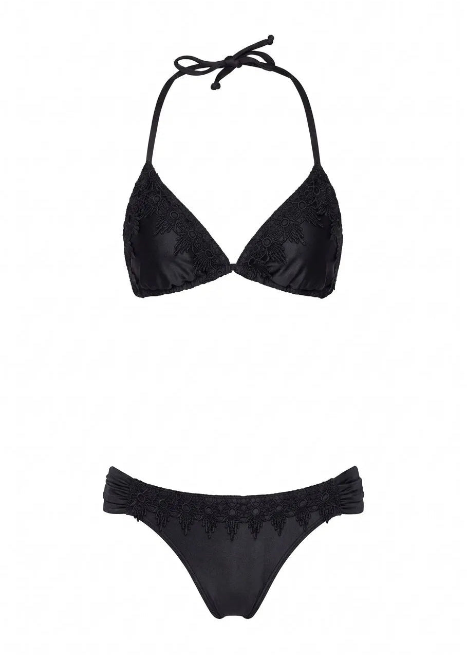 black bikini set bianca