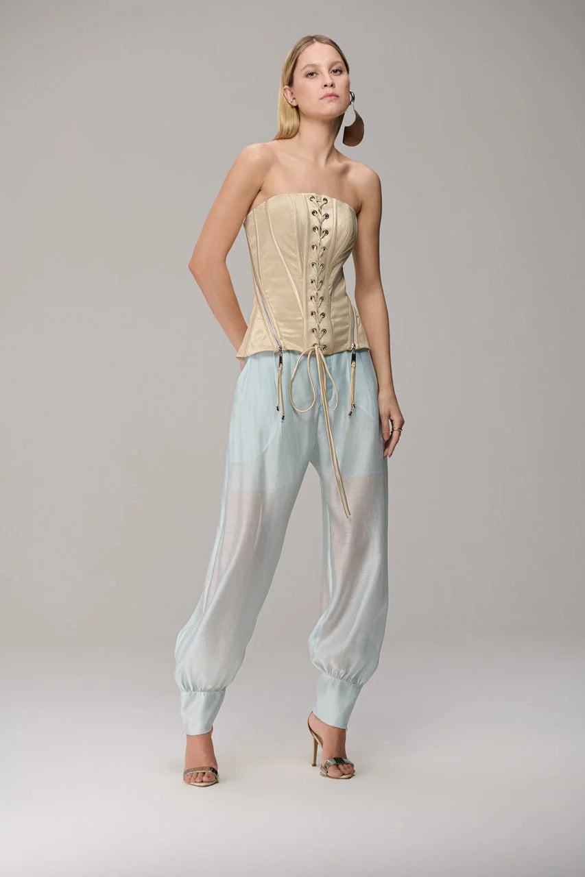 Black Organza Pants