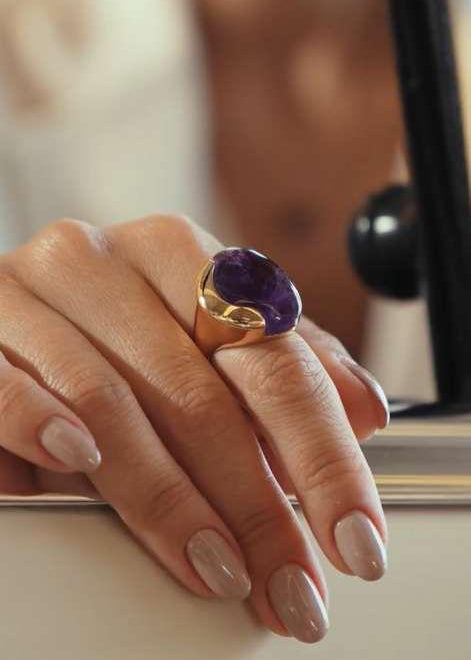 Connection Ring Amethyst