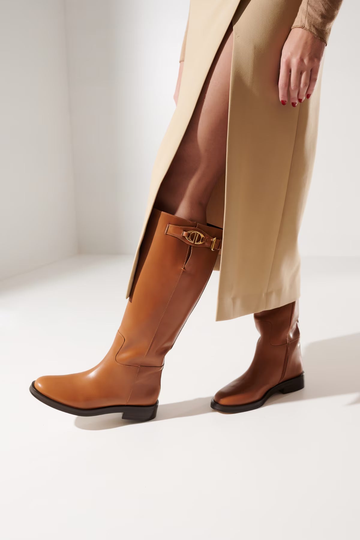 Caramel Leather Boot