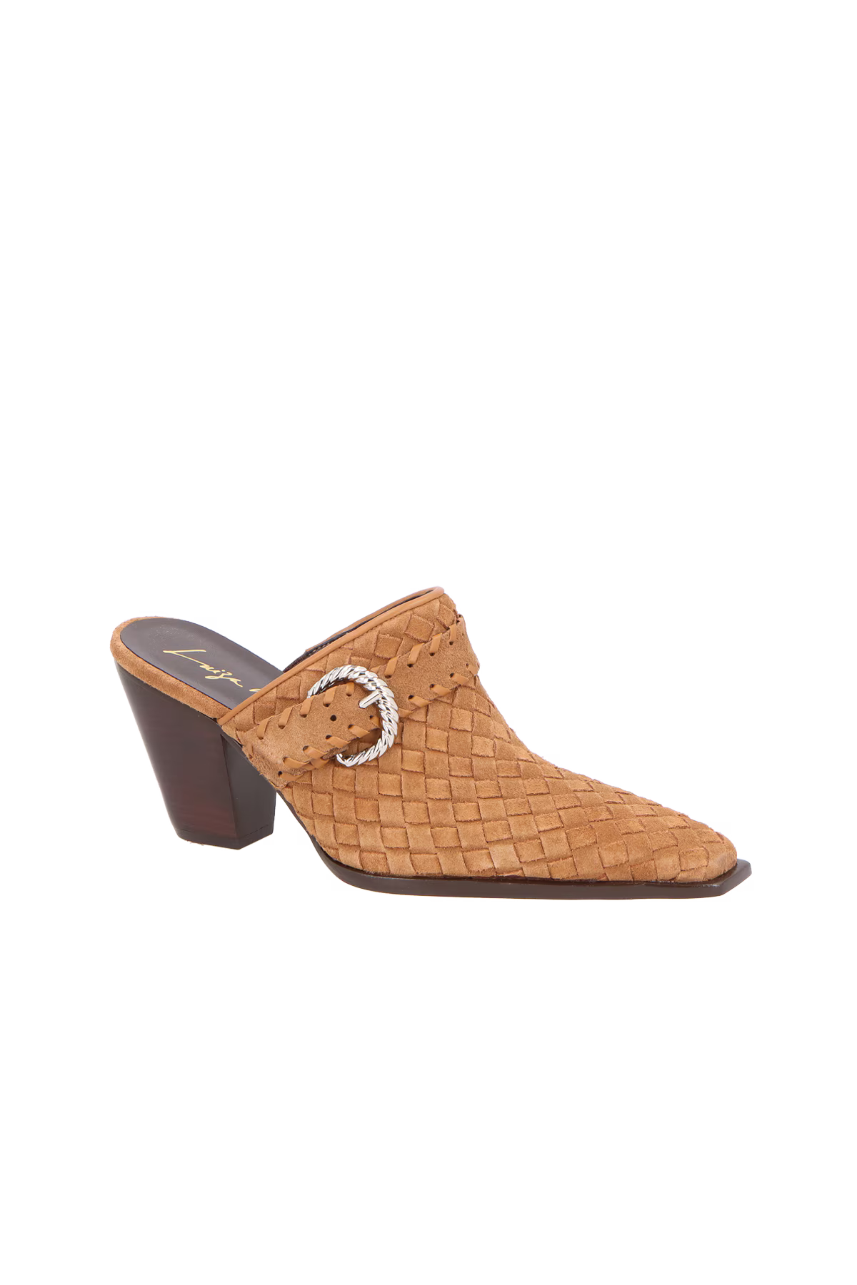 Caramel Woven Mule