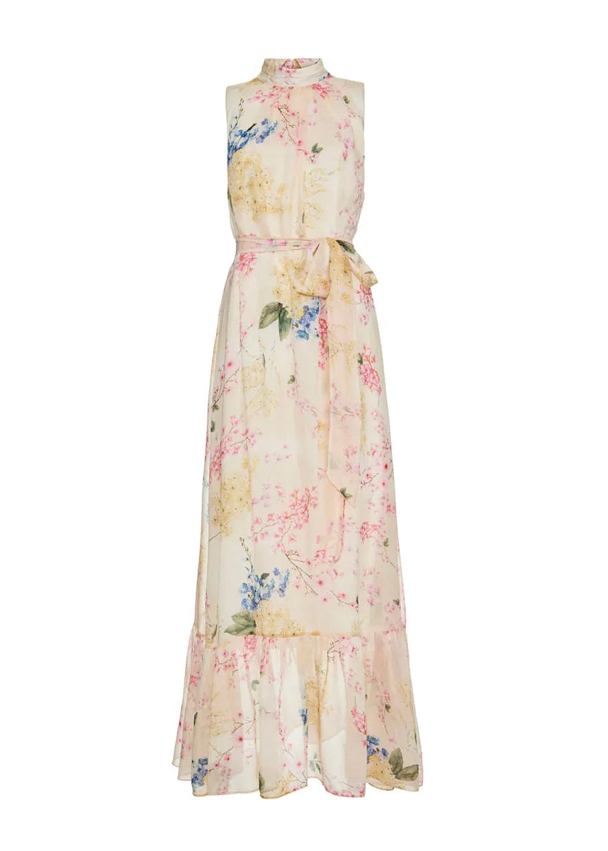 Floral dress on a white background